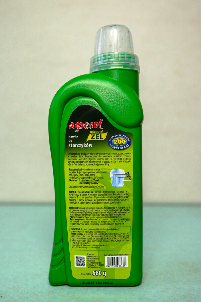 Żel mineralny do storczyków – 250ml Agrecol
