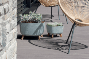 Doniczka Gracia Square Beton Effect