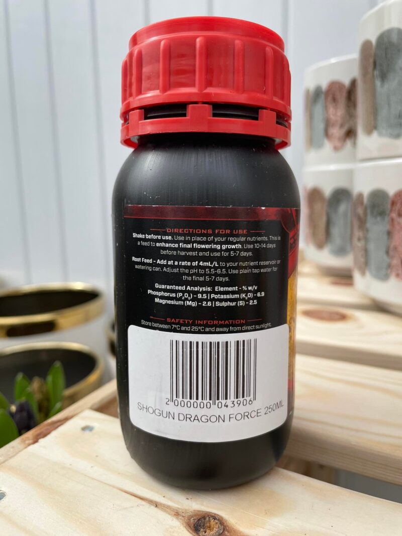 SHOGUN DRAGON FORCE 250ML – booster/wzmacniacz kwitnienia