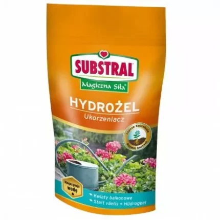 SUBSTRAL Hydrożel + Ukorzeniacz do Kwiatów Balkonowych 100g