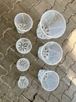 Oddychająca doniczka z perforacją | różne rozmiary