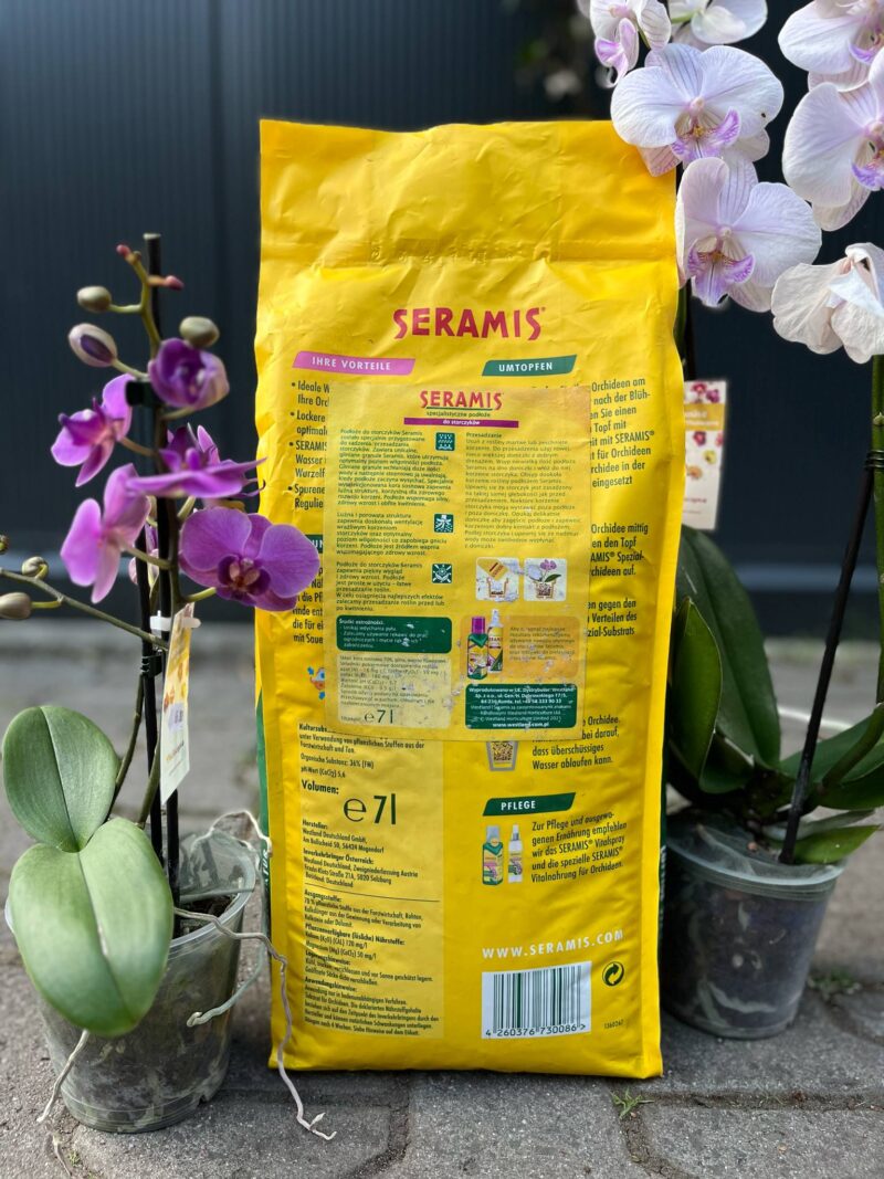 Podłoże seramis do storczyków 7L