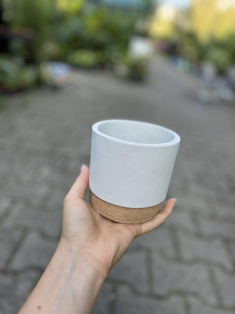 Betonowa osłonka 9cm biała