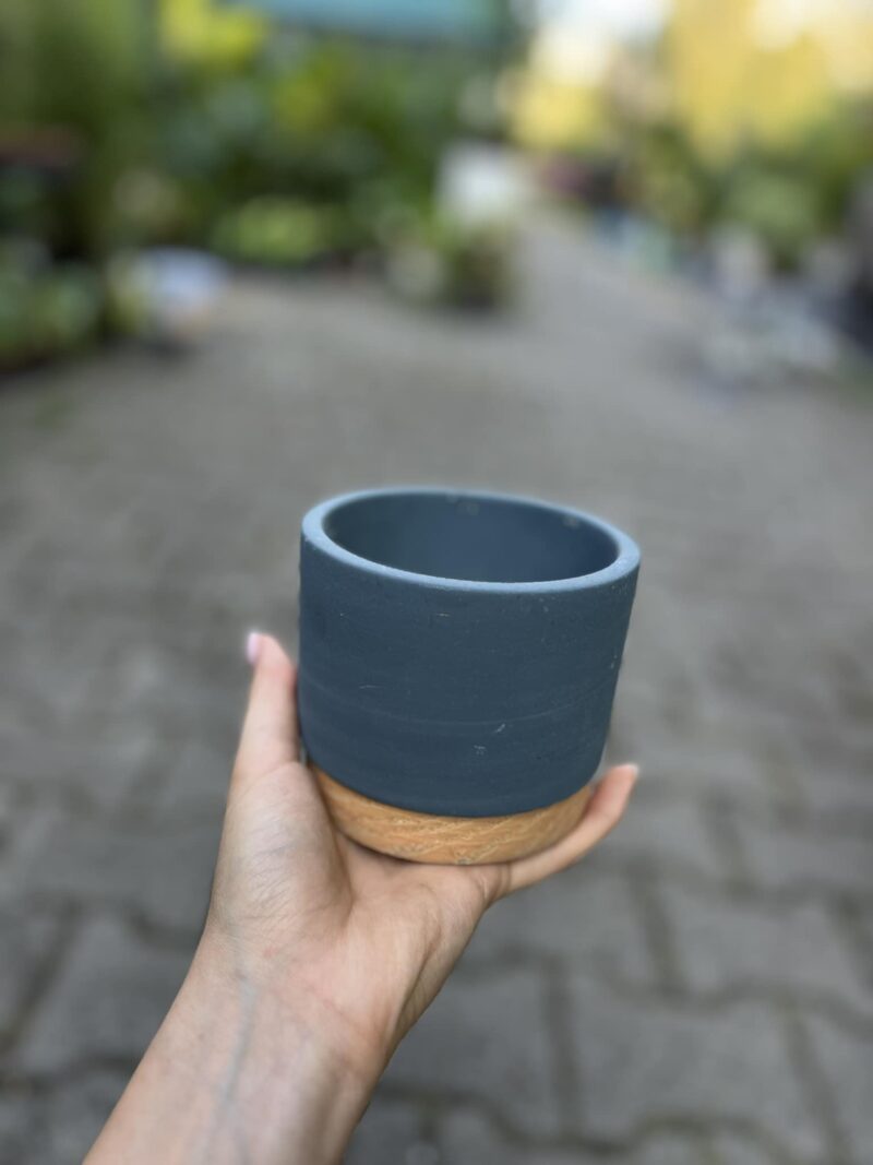 Betonowa osłonka niebieska 9cm