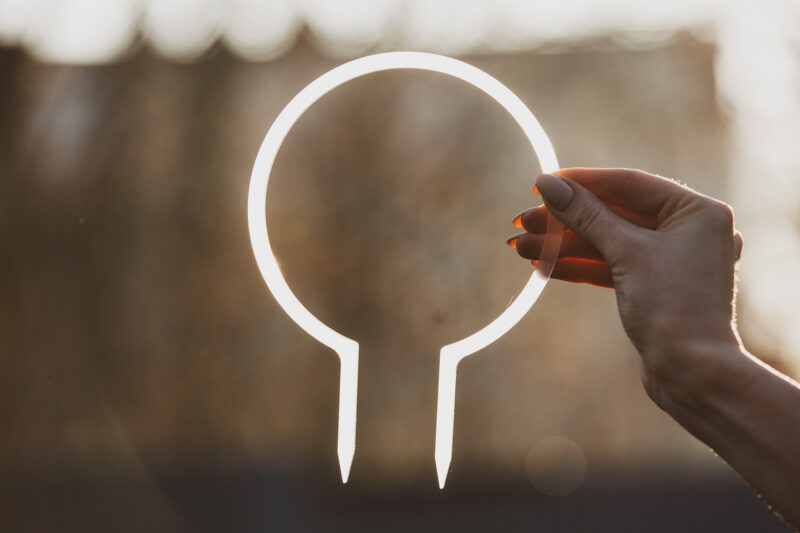 Akrylowa obręcz dla pnączy | Podpórka