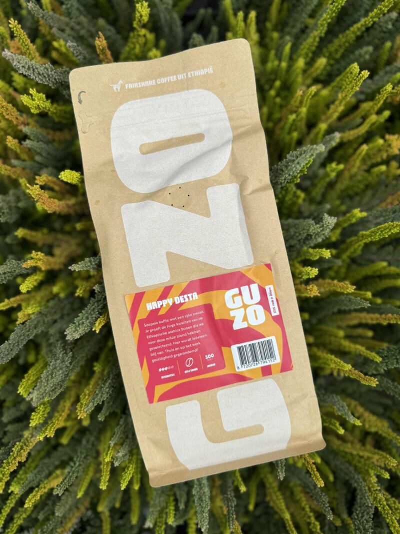 GUZO Happy Desta  – kawa ziarnista, 100% Arabica z Etiopii