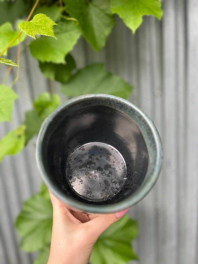 Osłonka ceramiczna 13 cm – petrolowa
