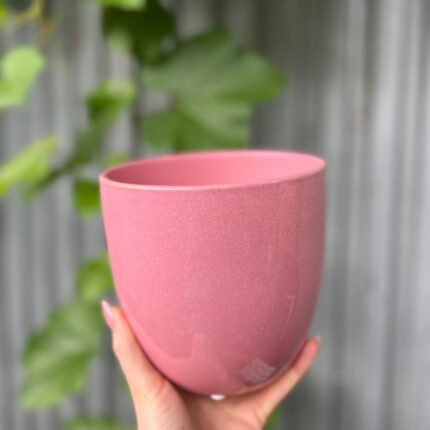 Osłonka ceramiczna różowa 13 cm