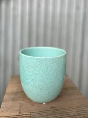 Osłonka ceramiczna 13 cm – turkusowa