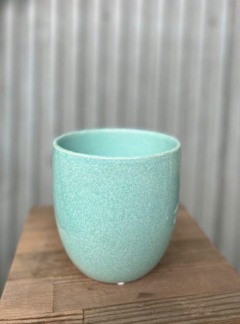 Osłonka ceramiczna 13 cm – turkusowa